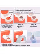 50db színes pattintógomb készlet