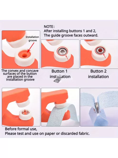 50db színes pattintógomb készlet