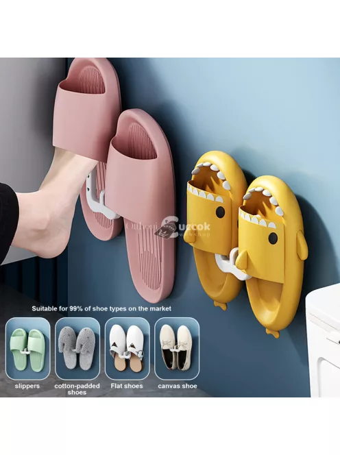 3db falra szerelhető papucstartó