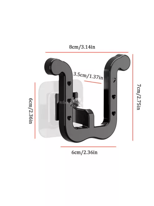 3db falra szerelhető papucstartó