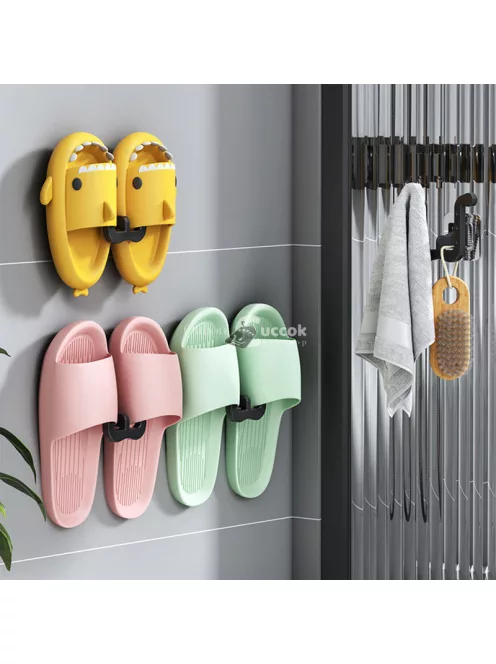 3db falra szerelhető papucstartó