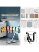 3db falra szerelhető papucstartó