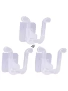 3db falra szerelhető papucstartó