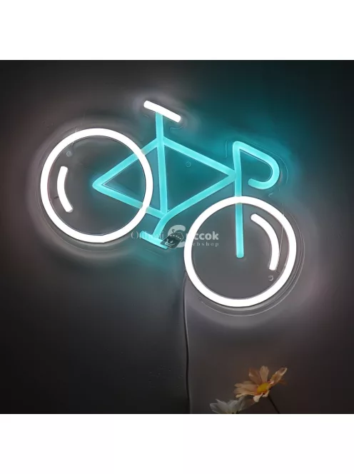 Bicikli alakú fali LED Neon tábla