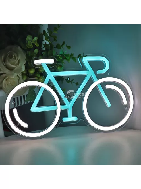 Bicikli alakú fali LED Neon tábla