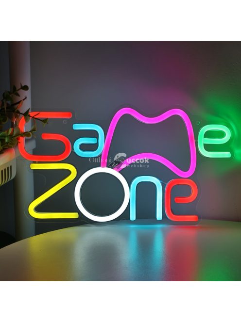 Game Zone LED Neon Tábla