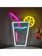Gyümölcslé LED Fali Neon Lámpa