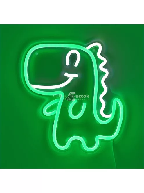 Dinoszaurusz Neon LED Fali Dekoráció