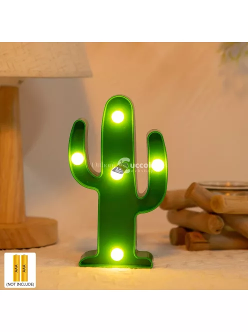 1db kaktusz alakú éjszakai lámpa