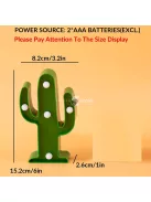 1db kaktusz alakú éjszakai lámpa