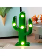 1db kaktusz alakú éjszakai lámpa