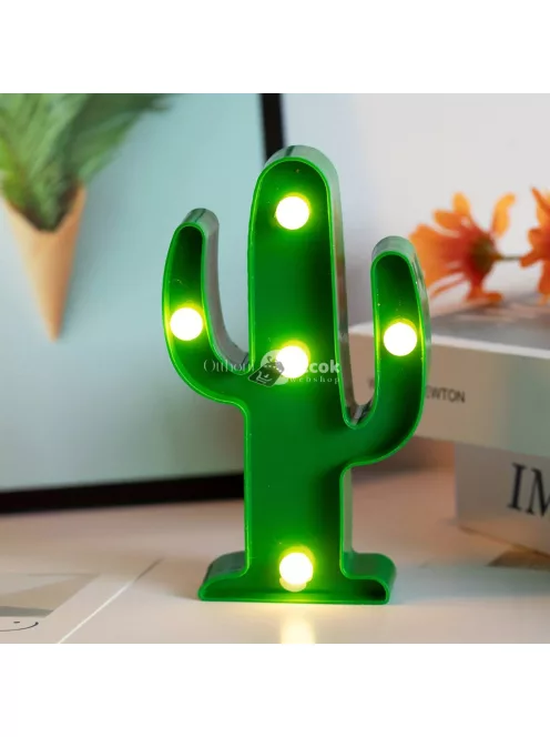 1db kaktusz alakú éjszakai lámpa