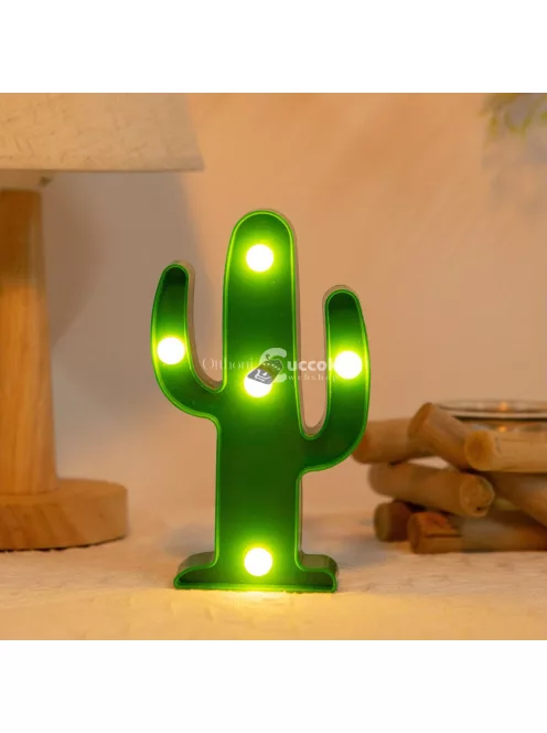 1db kaktusz alakú éjszakai lámpa