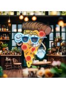 menő pizza neonfelirat