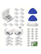 Led szalag csatlakozó 4-tűs RGB LED-hez