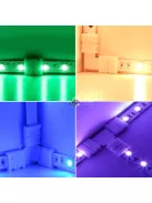 10db LED Fénycsík Csatlakozó