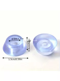 10db Szilikon, Csúszásmentes Átlátszó Székláb védő