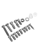 600 db rozsdamentes acél kis csavar csavarhúzókkal