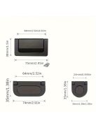 Modern, rejtett húzó fogantyú