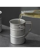 Rozsdamentes acélból készült, kültéri kempingcsésze