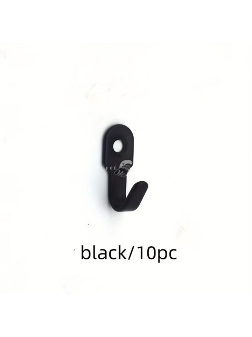 10db Mini rozsdamentes acél kampó