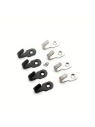 10db Mini rozsdamentes acél kampó