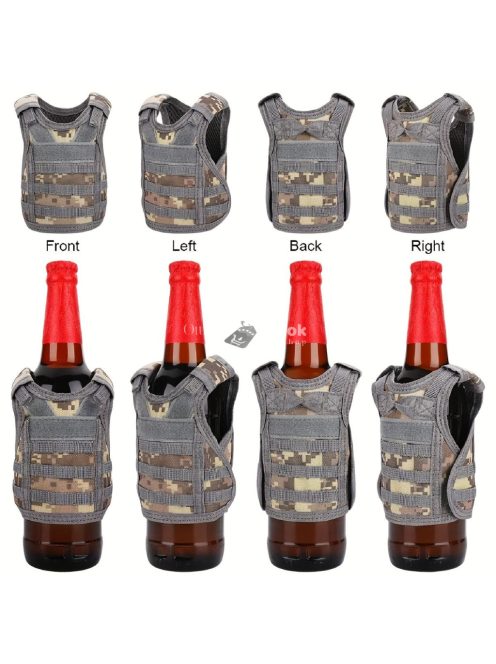 3 részes taktikai mini mellény palack szigetelő