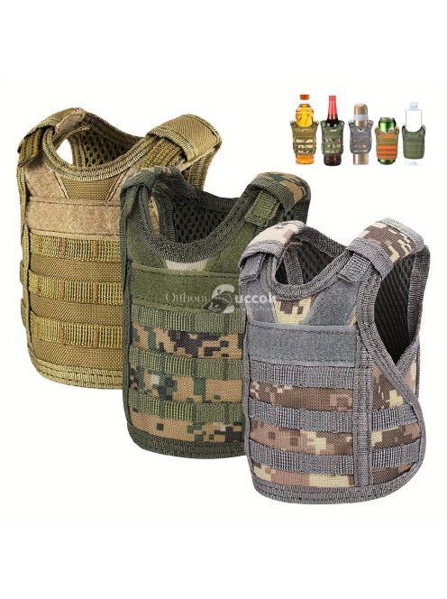 3 részes taktikai mini mellény palack szigetelő