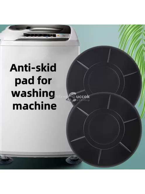 4db Anti-Vibrációs Mosógép Párna - Csúszásmentes, Zajcsökkentő Műanyag