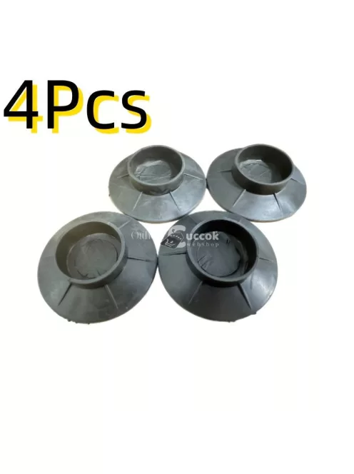 4db Anti-Vibrációs Mosógép Párna - Csúszásmentes, Zajcsökkentő Műanyag