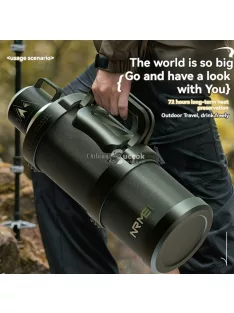 Nagy kapacitású víztároló, kulacs