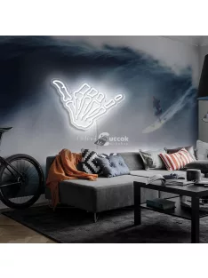 Shaka Gesztus LED Neon Tábla