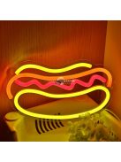 Hot Dog Fali LED neon éjszakai lámpa