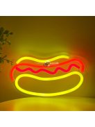 Hot Dog Fali LED neon éjszakai lámpa