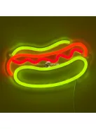 Hot Dog Fali LED neon éjszakai lámpa