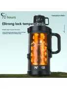 Nagy kapacitású víztároló, kulacs