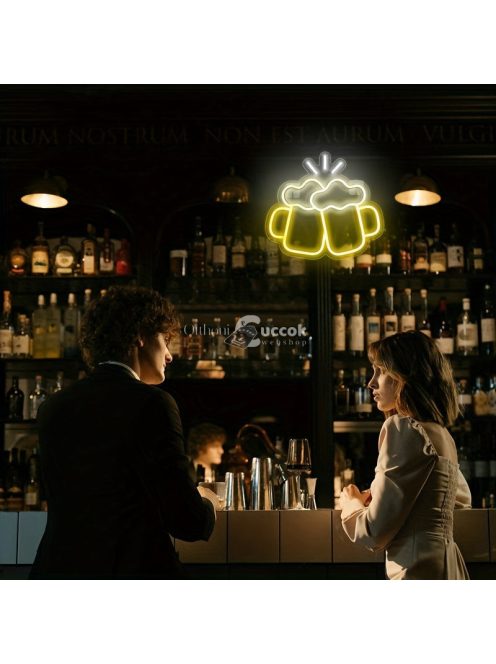 Sör alakú LED-es neon