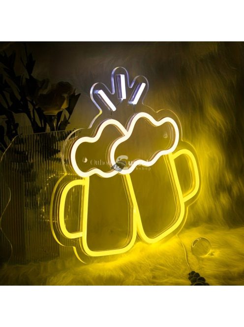 Sör alakú LED-es neon