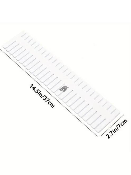4db Fehér Fiókelválasztó - Állítható és Testreszabható Tároló szervező