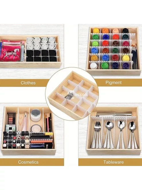 4 darabos Állítható Fiókszervező Készlet