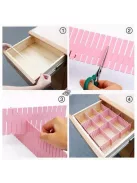 4 darabos Állítható Fiókszervező Készlet