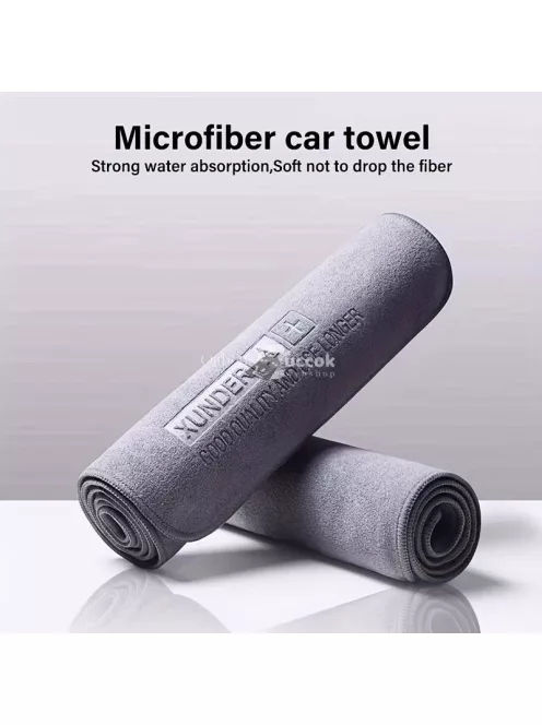 Prémium Autómosó Törölköző, Nem Hulló Mikroszálas Kétoldalú Autókendő