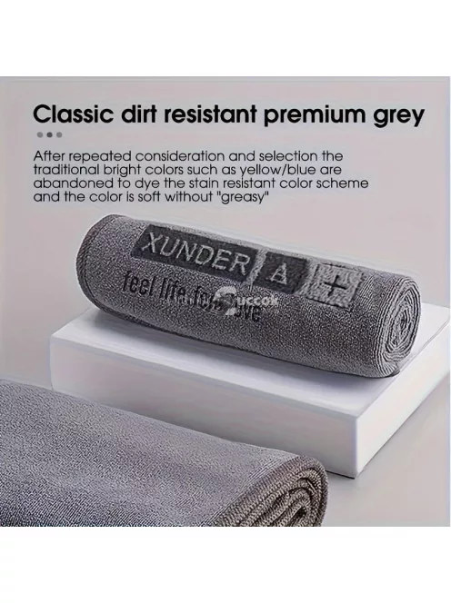 Prémium Autómosó Törölköző, Nem Hulló Mikroszálas Kétoldalú Autókendő