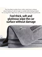 Prémium Autómosó Törölköző, Nem Hulló Mikroszálas Kétoldalú Autókendő