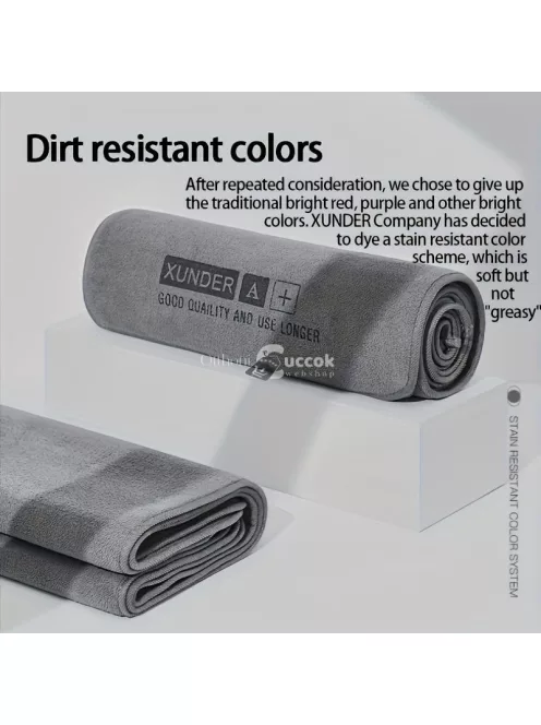 Prémium Autómosó Törölköző, Nem Hulló Mikroszálas Kétoldalú Autókendő