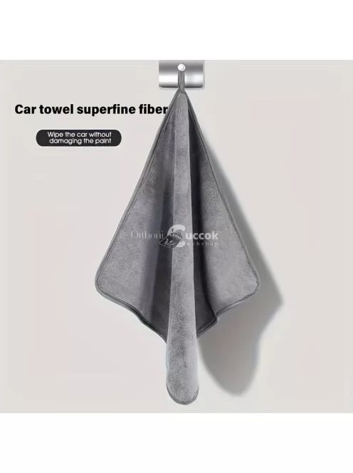 Prémium Autómosó Törölköző, Nem Hulló Mikroszálas Kétoldalú Autókendő