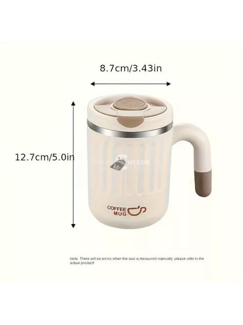 Stílusos Duplafalú Rozsdamentes Acél Termosz