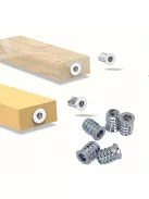 50db Menetes Betétes Anya, M6*13mm (1db Imbuszkulccsal)