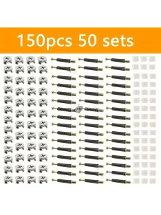   150db Gyors Szerelésű 3-az-1-ben Bútor Rögzítő Készlet