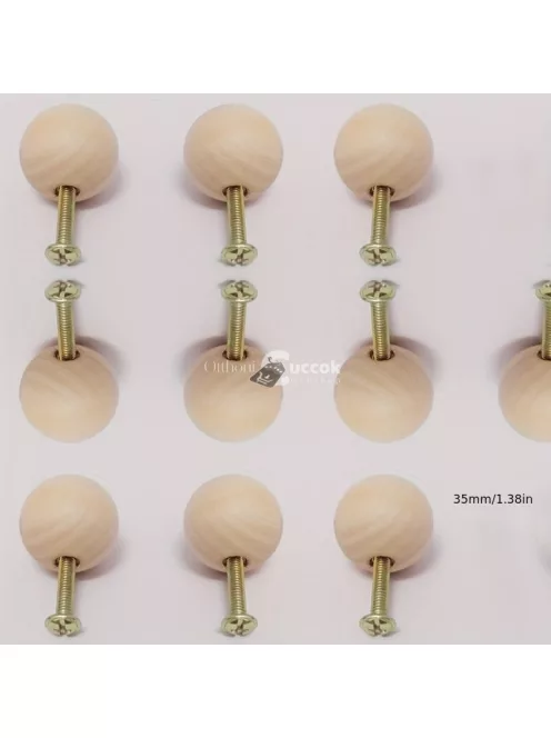 10db Fa Golyó Fiók Fogantyúk